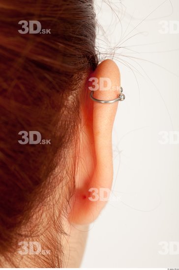 Ear Whole Body Woman Formal Slim Studio photo references