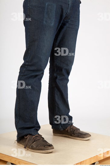 Calf Whole Body Man Casual Jeans Average Studio photo references