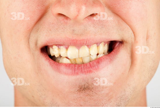 Whole Body Teeth Man Casual Average Studio photo references