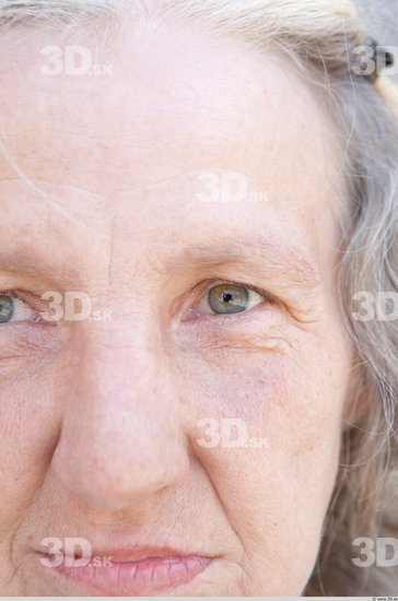 Eye Woman White Average Wrinkles