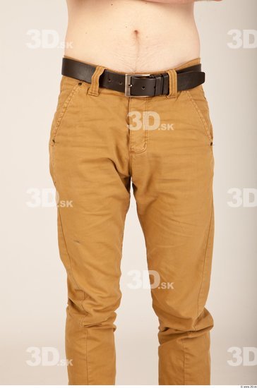 Thigh Whole Body Man Casual Trousers Average Studio photo references