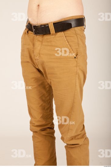 Thigh Whole Body Man Casual Trousers Average Studio photo references