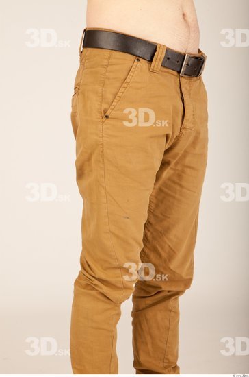 Thigh Whole Body Man Casual Trousers Average Studio photo references