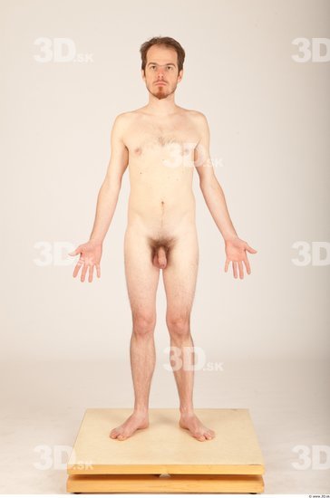 Whole Body Man Animation references Nude Casual Average Studio photo references