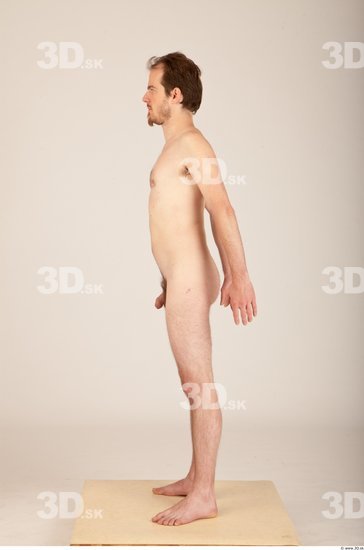 Whole Body Man Animation references Nude Casual Average Studio photo references