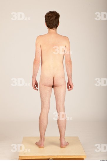 Whole Body Man Animation references Nude Casual Average Studio photo references