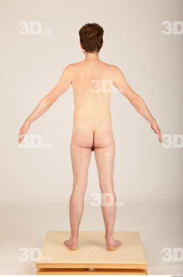 Whole Body Man Animation references Nude Casual Average Studio photo references