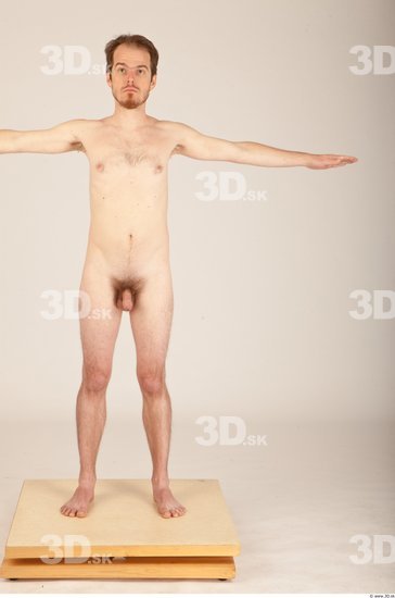 Whole Body Man T poses Nude Casual Average Studio photo references