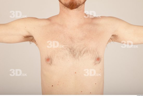 Chest Whole Body Man Nude Casual Average Studio photo references
