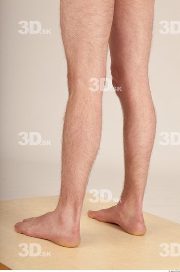 Calf Whole Body Man Nude Casual Average Studio photo references