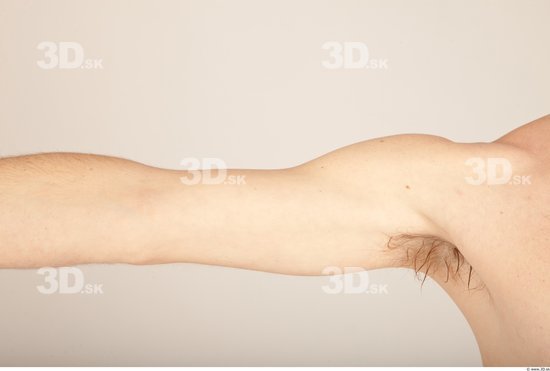 Arm Whole Body Man Nude Casual Average Studio photo references