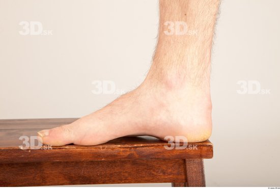 Foot Whole Body Man Casual Average Studio photo references