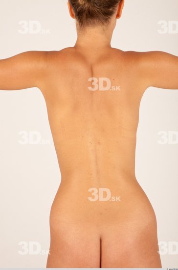 Whole Body Back Woman Nude Formal Slim Studio photo references