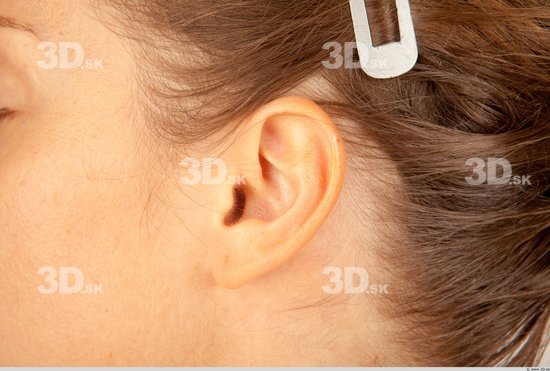 Ear Whole Body Woman Formal Slim Studio photo references