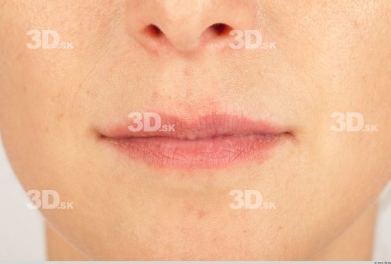 Mouth Whole Body Woman Formal Slim Studio photo references