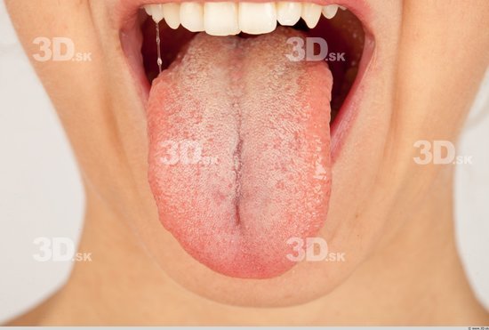 Whole Body Tongue Woman Formal Slim Studio photo references