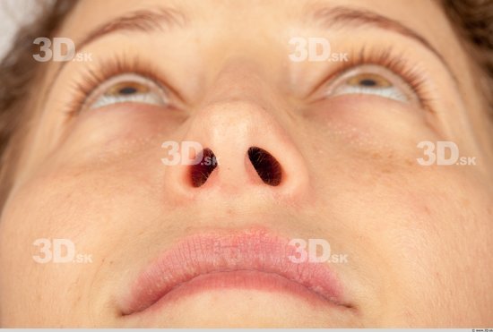 Nose Whole Body Woman Formal Slim Studio photo references