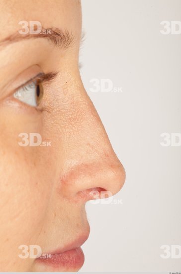 Nose Whole Body Woman Formal Slim Studio photo references