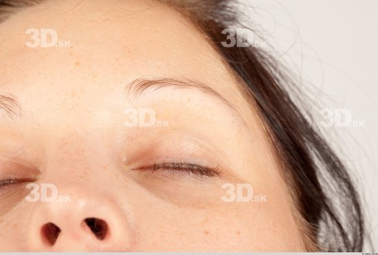 Eye Whole Body Woman Casual Slim Studio photo references