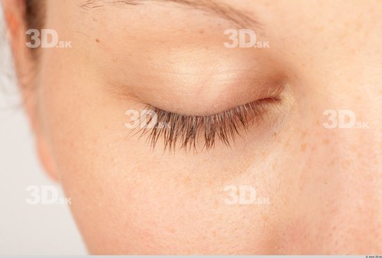 Eye Whole Body Woman Casual Slim Studio photo references