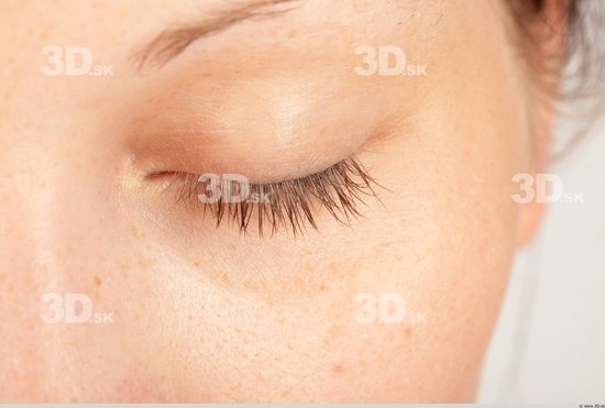 Eye Whole Body Woman Casual Slim Studio photo references