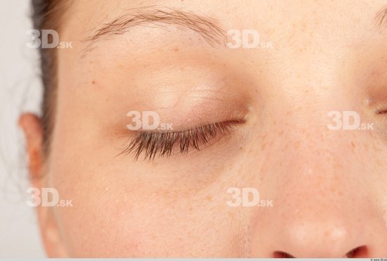 Eye Whole Body Woman Casual Slim Studio photo references