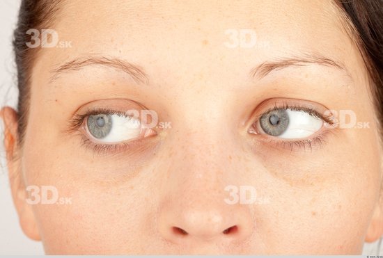 Eye Whole Body Woman Casual Slim Studio photo references