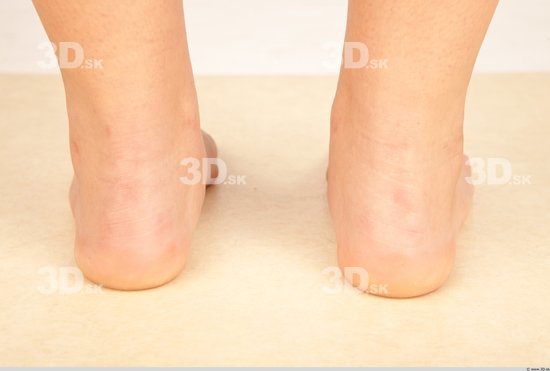 Foot Whole Body Woman Casual Slim Studio photo references