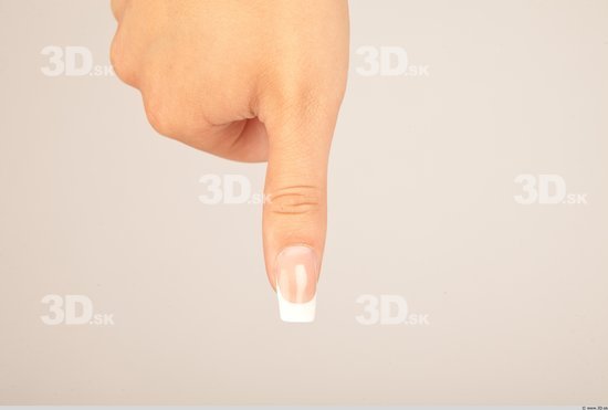 Fingers Whole Body Woman Casual Slim Studio photo references