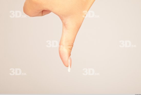 Fingers Whole Body Woman Casual Slim Studio photo references