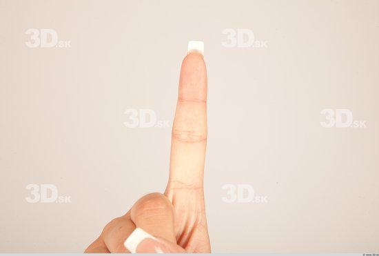 Fingers Whole Body Woman Casual Slim Studio photo references