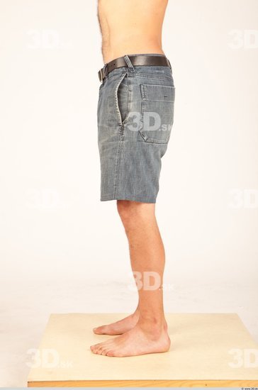 Leg Whole Body Man Casual Shorts Athletic Studio photo references