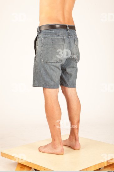 Leg Whole Body Man Casual Shorts Athletic Studio photo references