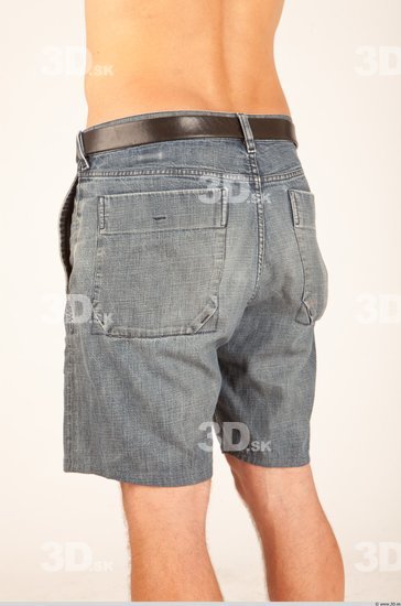 Thigh Whole Body Man Casual Shorts Athletic Studio photo references