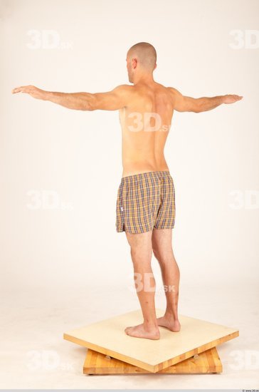 Whole Body Man T poses Casual Underwear Athletic Studio photo references