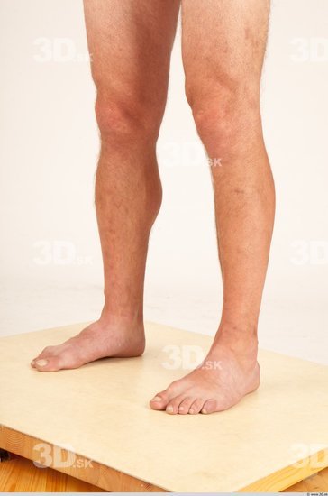 Calf Whole Body Man Nude Casual Athletic Studio photo references