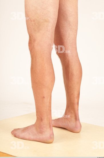 Calf Whole Body Man Nude Casual Athletic Studio photo references