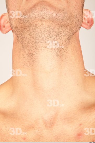 Neck Whole Body Man Casual Athletic Studio photo references