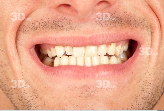 Whole Body Teeth Man Casual Athletic Studio photo references