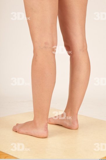 Calf Whole Body Woman Nude Formal Slim Studio photo references