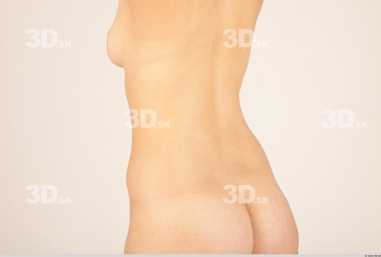 Whole Body Back Woman Nude Formal Slim Studio photo references