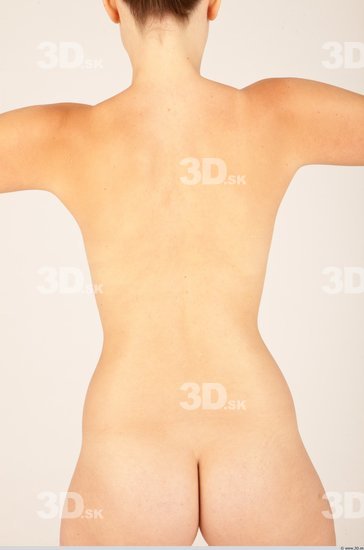 Whole Body Back Woman Nude Formal Slim Studio photo references