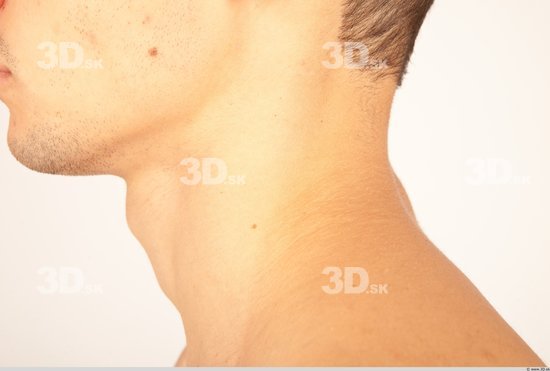 Neck Whole Body Man Casual Athletic Studio photo references