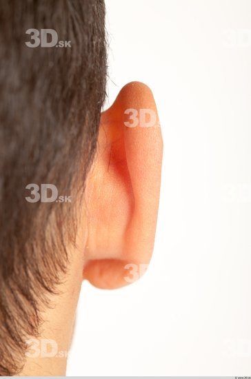 Ear Whole Body Man Casual Athletic Studio photo references