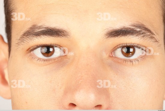 Eye Whole Body Man Casual Athletic Studio photo references