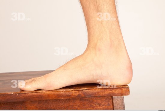 Foot Whole Body Man Casual Athletic Studio photo references