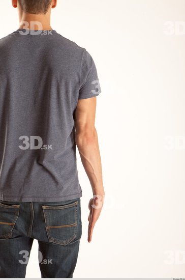 Arm Man Animation references White Casual T shirt Athletic