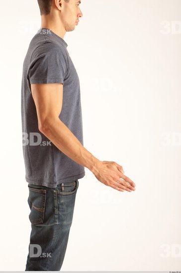 Arm Man Animation references White Casual T shirt Athletic