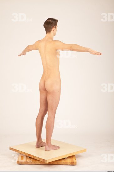 Whole Body Man Nude Athletic Male Studio Poses