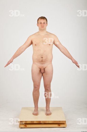 Whole Body Man White Nude Average Male Studio Poses